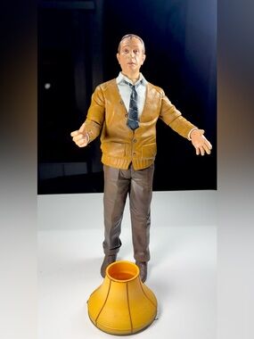 Vintage 2003 A Christmas Story "The Old Man" Mr Parker Talking 12" Figure (Read)